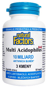Multi acidophilus 3 kmeny, 10mld buněk 90cps
