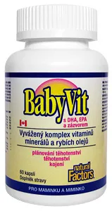 Baby Vit s DHA, EPA a zázvorem